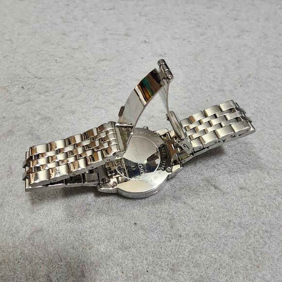 Michael Kors Women's Ritz Chronograph Watch Model #MK5020 3 Sub Dials Stainless - Picture 5 of 16